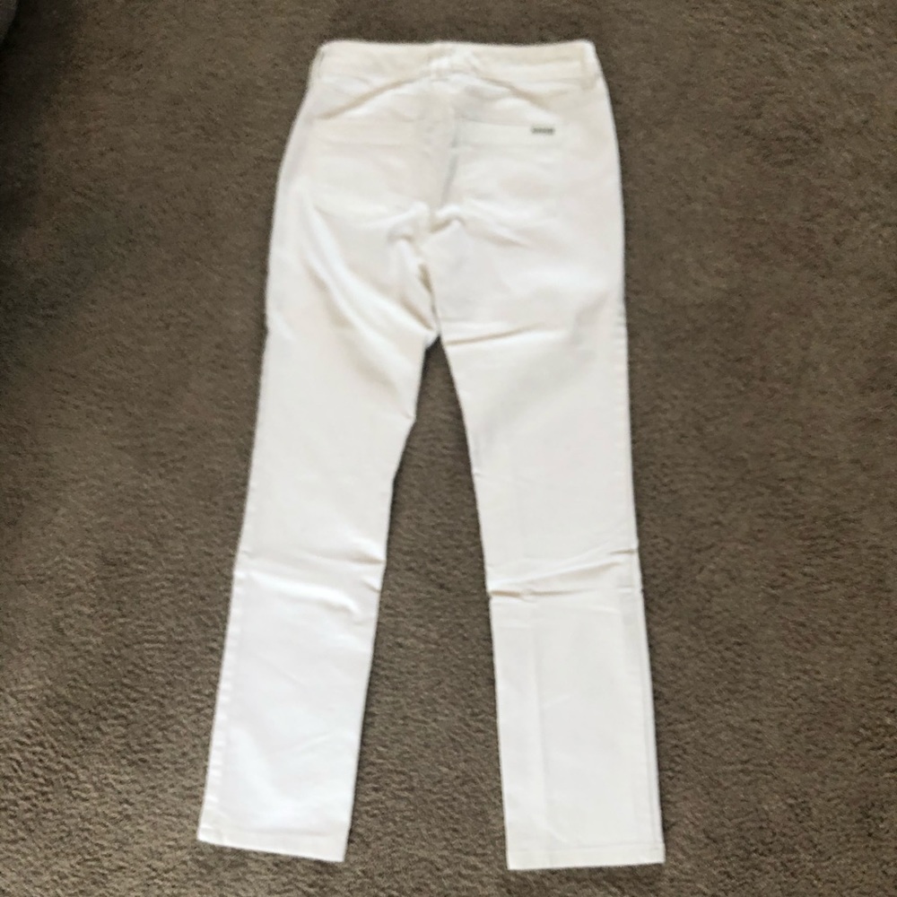 White House Black Market Slim Leg White Jeans - Picture 3 of 5